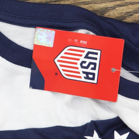 USA Navy and White Jersey with Breathable Fabric and Athletic Fit - Picture 4 of 4